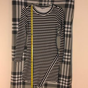 Black & White Striped Dress